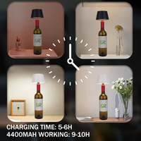 Lampes de table LED flexibles en aluminium de style nordique moderne de luxe Zafferano, forme de bouteille, pour salon, chambre à coucher, hôtel