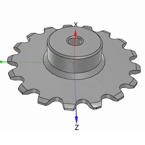 Pignons de chaîne pour bois ISO Factory 81X, pignons de chaîne de convoyeur à bois à double pas personnalisés 81XH 81XXH - Product Image 1