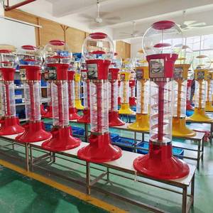 Xoắn ốc đồng tiền hoạt động nảy bóng bán hàng tự động đồ chơi viên nang kẹo cao su máy bán hàng tự động didpenser - Product Image 4