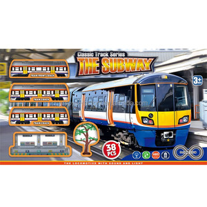 Pin hoạt động điện Metro tàu điện ngầm khe đồ chơi địa phương & tốc độ cao tàu điện ngầm với đầu máy âm thanh ánh sáng & đồ chơi âm nhạc - Product Image 5