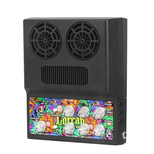 Cheap Scuru Caline Lorcan CA-100B Mini Bass Guitar Amp Speaker Compressor Booster Effect 18V DC Power Supply Black CE Certified