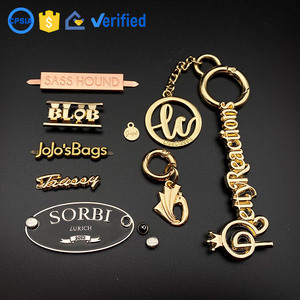 لوحة اسم معدنية مخصصة عالية الجودة من سبائك الزنك، علامة معدنية شخصية للملابس/الحقائب - Product Image 3