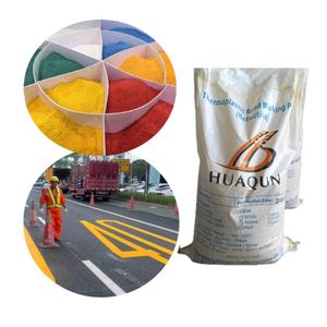 Panneau de signalisation routière réfléchissant en jaune et blanc pour la sécurité routière, peinture thermoplastique en poudre à prix abordable pour marquage routier en gros - Product Image 1