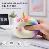 Jouet Squishy Licorne Arc-en-ciel Best-seller Needon, Jouet Anti-stress à Rebond Lent pour Soulager l'Anxiété et Décorer le Bureau