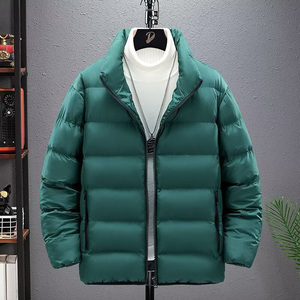 Veste Homme Blanche Épaisse en Polyester à Col Montant, Sans Coutures, Fermeture Éclair, Idéale pour le Quotidien et les Voyages – Meilleur <span class=keywords><strong>Prix</strong></span>, Excellente Qualité - Product Image 4