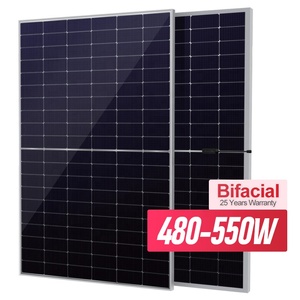 Precio de Instalación de Paneles Solares en China, Paneles Solares Bifaciales de Doble Vidrio Tipo N de 400w 450w 480w 500w para Viviendas - Product Image 1
