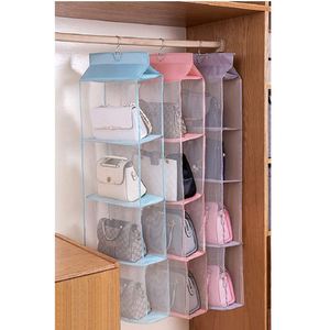 Organizador de Bolsos y Carteras de 6 Niveles, Resistente al Polvo, con 2 Ganchos Duraderos, en Oferta - Product Image 4