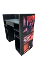 Pantalla LED P2.5 para mesa de DJ, plegable, portátil, pantalla de video para cabina de DJ, para discotecas y eventos en vivo.
