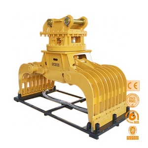 Venta caliente doble cilindro Selección de rotación de 360 grados agarre de clasificación para excavadora de demolición - Product Image 1