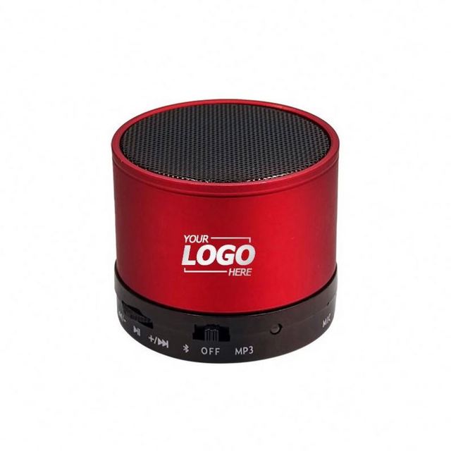 Portable Mini Metal Bluetooth Speaker, Wireless Outdoor With Tf Card Slot, Compact Rechargeable Promotional Gift Speaker