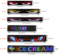 Letrero Digital Programable para Coche con Control por Aplicación, Pantalla LED Desplazable para Ventana, Panel de Pantalla LED Flexible, Letrero LED Flexible para Coche