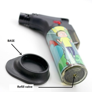 Encendedores de Antorcha a Prueba de Viento con Llama Potente, Recargables, con Logotipo Personalizado - Product Image 5