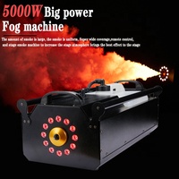 Nouvelle Arrivée Heavy Power Brouillard Machine 5000W Avec LED Coloré 12pcs RGB Light DMX512 Timed Fumée Machine Pour DJ Stage