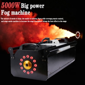 New Arrival Heavy Power <strong>Fog</strong> <strong>Machine</strong> 5000W With LED Colorful 12pcs RGB LIght DMX512 Timed Smoke <strong>Machine</strong> for DJ Stage - Product Image 4