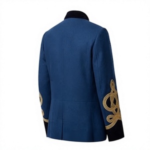 Abrigos de Hombre Estilo Azul, Doble Botonadura, Formales, para Exteriores, Servicio OEM - Product Image 4