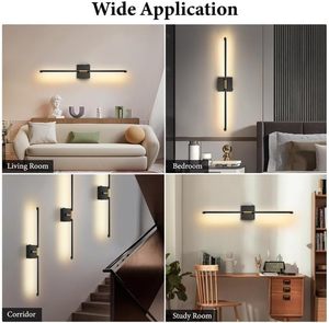 2-Piece 360&deg; Rotation 5000mAh LED Dimmable Picture Light USB Rechargeable <strong>Battery</strong> Operated Wall <strong>Lamps</strong> <strong>for</strong> <strong>Living</strong> <strong>Rooms</strong> Bedrooms - Product Image 6