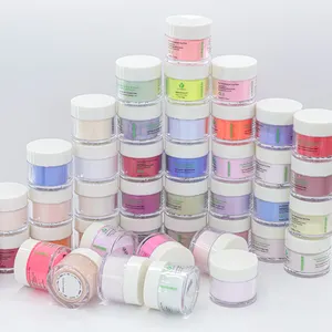 2024 Market Hot Selling Trend Nail Acrylic Powder Nail Art 2in1 Color Set Dipping Powder Glitter Decoration Wholesale