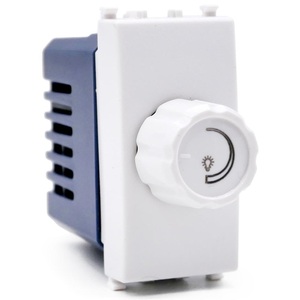 Interrupteur variateur blanc 500W 250V compatible avec Vimar Ark - Product Image 1