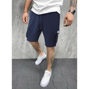 Pantalones Cortos Deportivos Oxford Transpirables para Hombre FOXA, de Algodón, con Cordón, Cintura Elástica, para Gimnasio, Entrenamiento, Correr, con 5 Bolsillos - Product Image 2