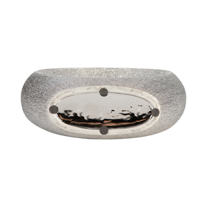 Vaso in ceramica moderno con centro cavo per soggiorno, vaso decorativo per fiori, decorazione per interni. - Product Image 6