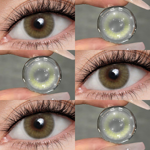 Mẫu miễn phí freshgo HIDROCOR-II màu liên hệ với ống kính mắt ống kính vẻ đẹp tự nhiên địa chỉ liên lạc lentes de contato coloridas Đậu lăng - Product Image 4