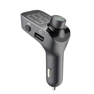 AGETUNR T15 Bluetooth transmisor de fm del coche de la tarjeta microSD/U-disco cargadores mp3 jugador auto estéreo recibir negro - Product Image 1