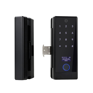 Dyep Smart Door Lock 801 Fingerprint Glass Door Lock Modern Simple Plastic Material Office Shop Use - Product Image 2