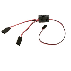 Jr. Futba חוט עופרת Jst מחבר Rc בקרת מקלט כבל מפצל Y רתמה עם סוללה מתג הפעלה כבוי - Product Image 3