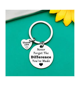 <span class=keywords><strong>Nunca</strong></span> olvides la diferencia Gracias Regalo Llavero Agradecimiento Llavero Inspirador Compañero DE TRABAJO Dejando regalo - Product Image 3