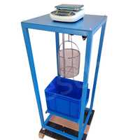 Banc de pesée à flotteur avec réservoir d'eau en option, balance électronique et panier métallique