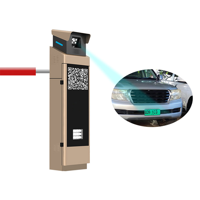 HCW HCW-XY01 Intelligent Parking Management System PTZ Auto Vehicle LPR Camera Automatic Barrier Gate QR Code Payment Terminal