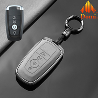 Accessoires de voiture en métal GZ Domi, coque de protection pour clé de voiture en alliage de zinc et cuir pour Lincoln Navigator Nautilus MKC MKZ MKX Aviator