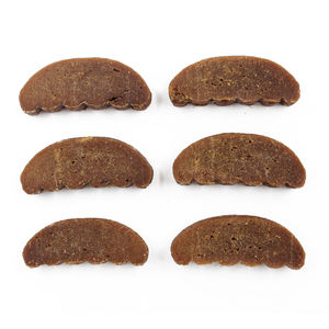 Vente en gros de nourriture saine pour chien à haute teneur en protéines brutes, collation personnalisée Hundeleckerli pour animaux de compagnie, <span class=keywords><strong>recette</strong></span> saveur poulet burger pour chien - Product Image 4