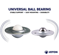 Roulement à billes universel de haute précision JOTON, CY-12B CY-15B CY-19B CY-22B CY-25B CY-30B, disponible en acier au carbone, nylon