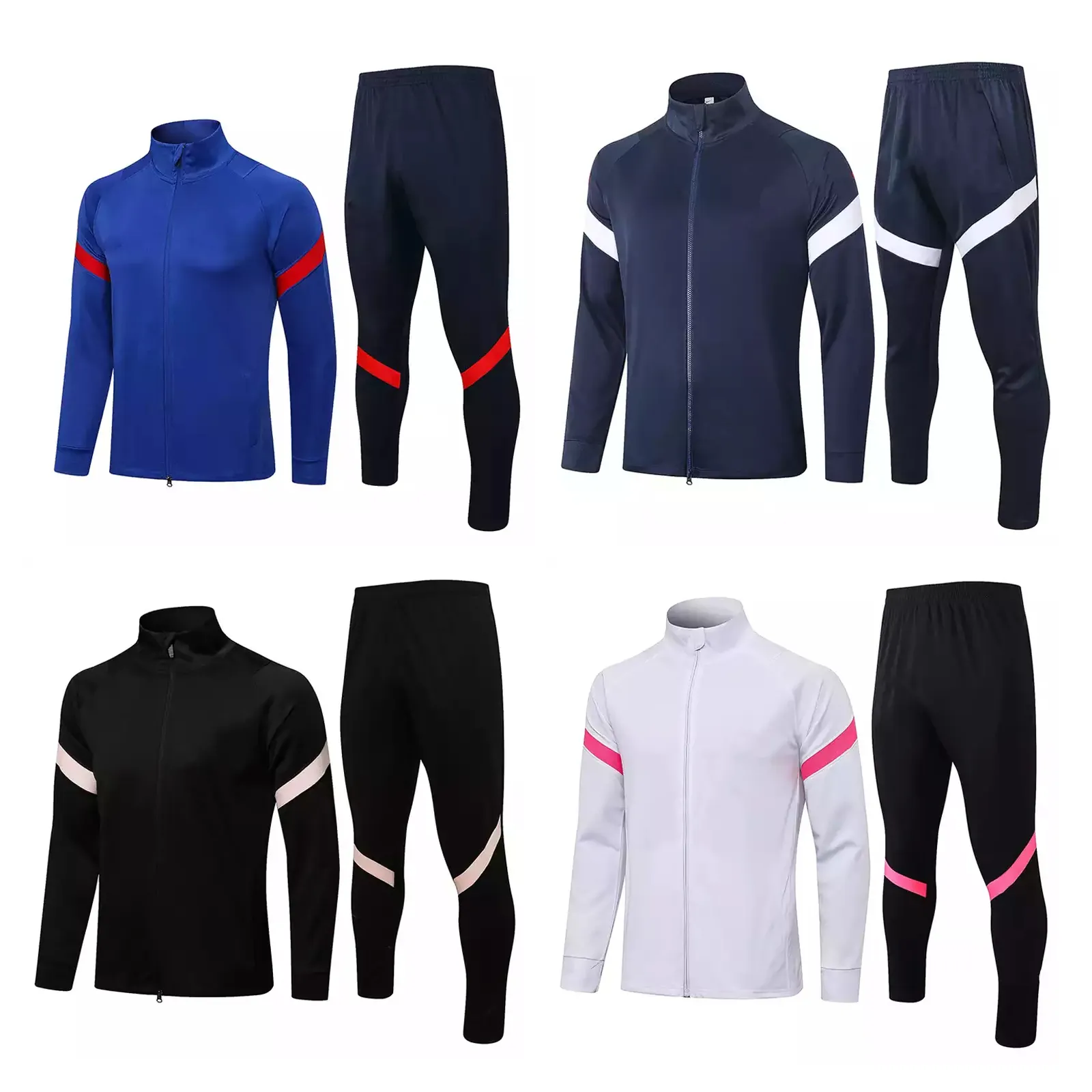 Costume d'entraînement de Football personnalisé Oem/Odm pour hommes, Kits d'équipe d'automne et d'hiver, équipe acheter des maillots de Football, chemise d'échauffement à manches longues