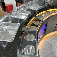 Table console en acier inoxydable de type S personnalisée KLEADONE, affichage numérique à double température, équipement de réfrigération sous le comptoir 5