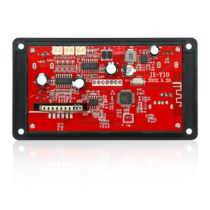 Placa decodificadora de coche de 160W <span class=keywords><strong>Bluetooth</strong></span> 5,0 MP3 WMA Radio FM Mp3 reproductor de música altavoz reloj despertador Digital pantalla de tiempo tarjeta elegante - Product Image 4