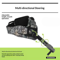 Déclencheur de poignet haute précision R10 à crochet unique, réglable en 3 étapes, en acier carbone camouflage, pour tir personnalisé