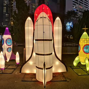 Décorations sur le thème de l'espace : Modèle de navire <span class=keywords><strong>spatial</strong></span> gonflable LED, avion gonflable, accessoires d'airship <span class=keywords><strong>NASA</strong></span>, <span class=keywords><strong>navette</strong></span> spatiale, étoile spatiale gonflable - Product Image 2