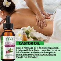 Huile de ricin cosmétique biologique pour cheveux, cils, visage, sérum pour cils pour des cils et sourcils d'apparence plus épaisse, huile de massage corporel