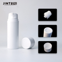 Flacon pompe à lotion en plastique noir mat de haute qualité, personnalisable, en gros, 30 ml-150 ml