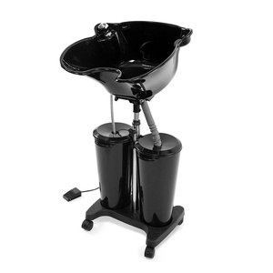 Explorez notre configuration de <span class=keywords><strong>lavage</strong></span> <span class=keywords><strong>professionnel</strong></span> avec un bassin de <span class=keywords><strong>cheveux</strong></span> mobile et un plateau de shampooing, assurant une expérience confortable pour les clients - Product Image 3