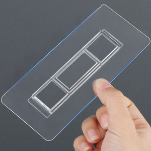 Boîte à serviettes en papier multifonctionnelle, porte-brosse à dents, autocollant adhésif <span class=keywords><strong>pour</strong></span> rangement <span class=keywords><strong>de</strong></span> salle <span class=keywords><strong>de</strong></span> bain et cuisine, fixation à clip, <span class=keywords><strong>crochet</strong></span> invisible, robuste - Product Image 6