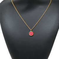 Breloques Émaillées de Luxe de Haute Qualité Hippocampe Étoile de Mer Rondes Pendentif Émaillé Acier Inoxydable pour la Fabrication de Bijoux