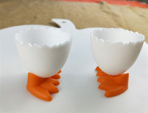 Portauovo <span class=keywords><strong>in</strong></span> Camicia <span class=keywords><strong>in</strong></span> <span class=keywords><strong>Plastica</strong></span> Bianca di Alta Qualità con Logo Personalizzato per Pasqua - Product Image 5