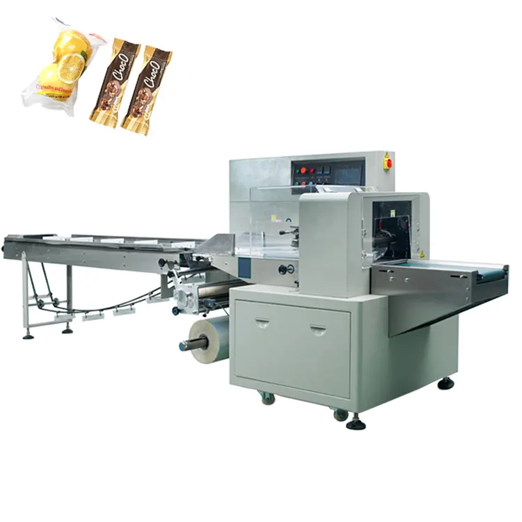 Vegetable Stick Automatic Package Wrapping Packing Machine Ice Horizontal Food Packing Machine For Small Business