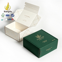 Boîte d'expédition en carton personnalisée Xiangyu avec logo, bande déchirable, emballage cadeau en gros, fourniture d'usine pour marques de luxe