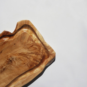 Handmade Cedar Wood Serving <b>Tray</b> Solid Color For Hotel Coffee <b>Tea</b> Dining - Product Image 2