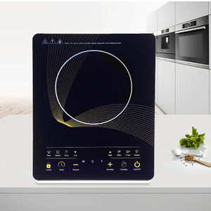 Panel de <span class=keywords><strong>cristal</strong></span> <span class=keywords><strong>blanco</strong></span> superfino de calefacción rápida, 1500W, control táctil, quemador individual, placas calientes de inducción - Product Image 2