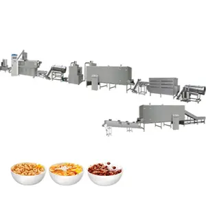 China automatic chips making machine corn puff snack processing line